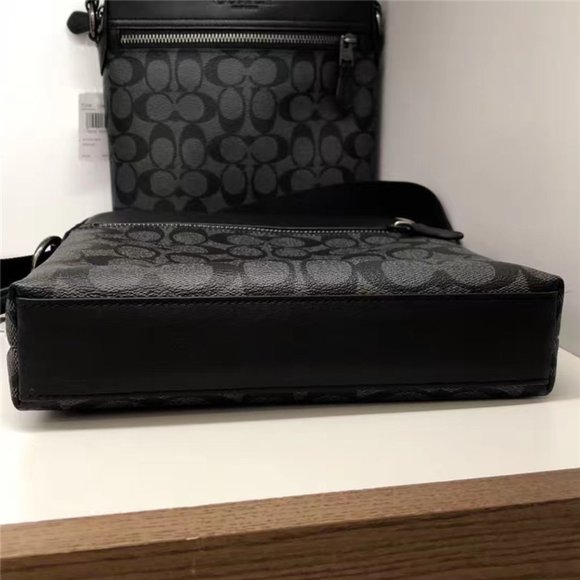 Coach F73336 Houston Flight Bag In Signature Canva - Picture 2 of 9